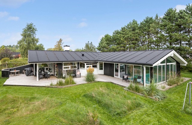 Gorgeous home in Knebel with sauna