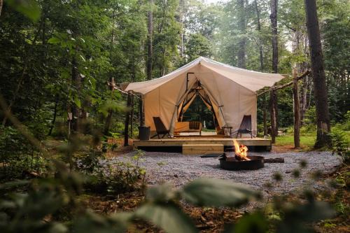 Gorgeous Safari Tent in the Lake George Area of the Adirondack Mountains, Perfect for a Family Weekend Away