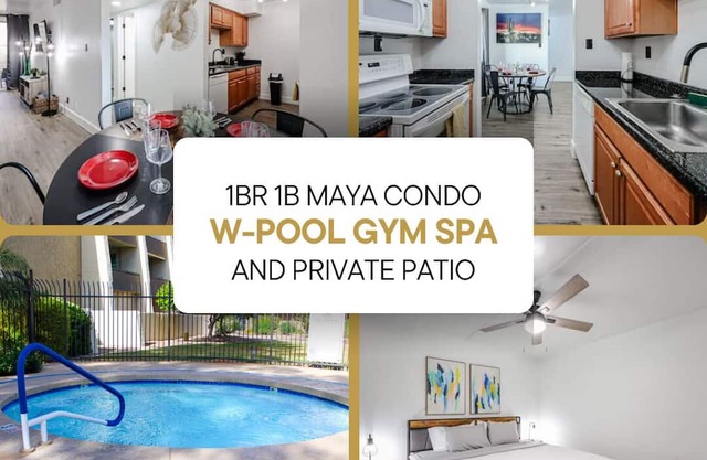 Great Full 1B/1Bath Condo Near Restaurants & Bars With Pool