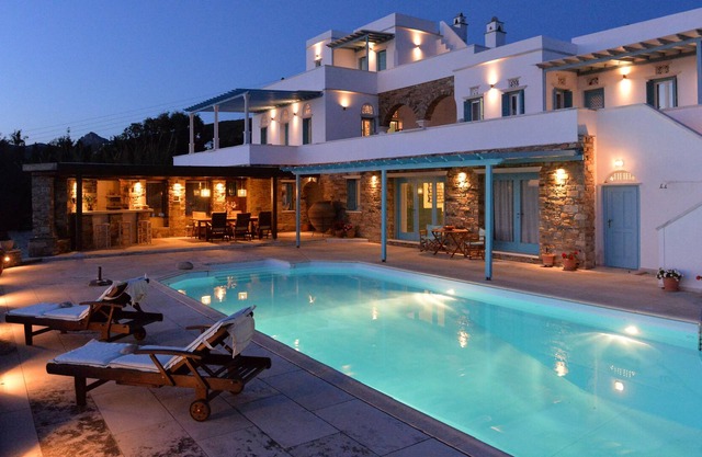 GREY MARBLE VILLA AFIOS FOKAS TINOS