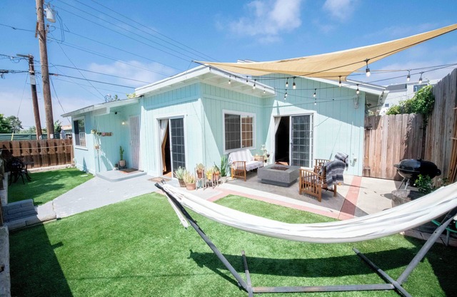 Groovy Beach Bungalow w/Yard, FirePit & Parking
