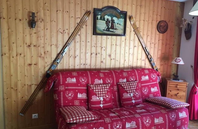 Ground floor, balcony, parking, ski locker, 20m², Châtel