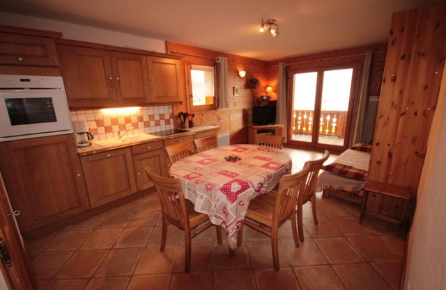 Ground floor, view exceptional, terrace, parking, tv, ski locker, 45m², Les Saisies