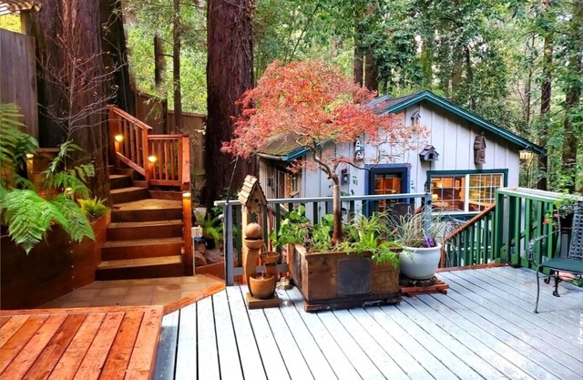 GuernevilleCottage~Unwind&Reconnect In the Redwoods, FireTbl/HotTub/WiFi/Pup