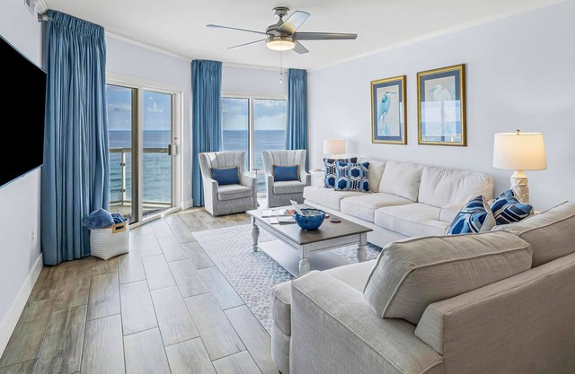 Gulf-Front Retreat with Stunning Views at Emerald Isle 1006!