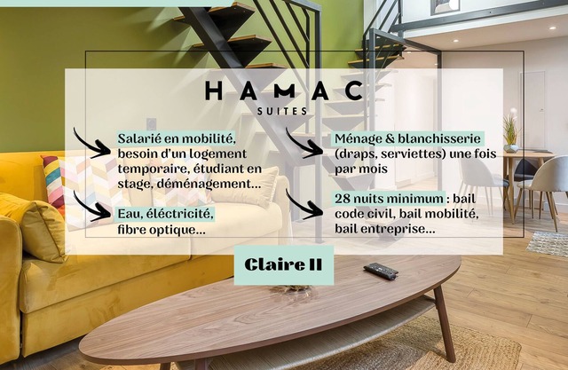 Hamac Suites - suite Claire II Vaise - 6 people
