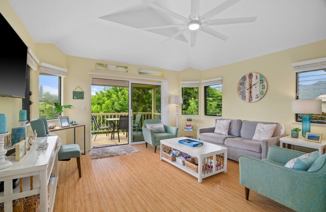 Hanalei Bay Villa Cottage 2Br 2Ba with Mountain Views HBV24