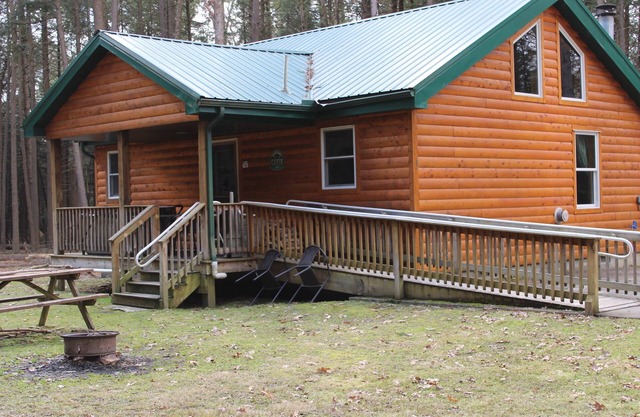 Handicap Cabin with hot tub