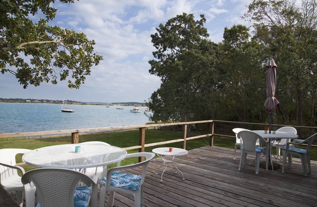 Harbor-front gem w/private beach and open property