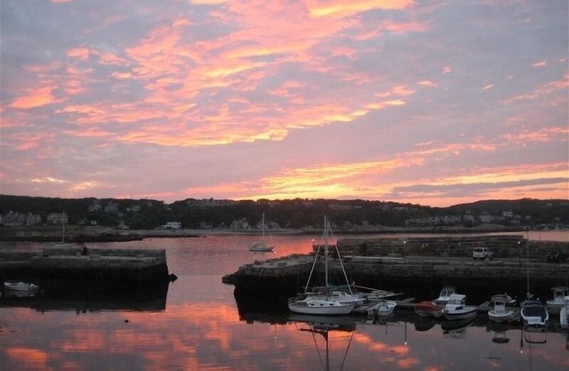 Harborfront House Directly on Rockport’s Quiet and Beautiful Old Harbor