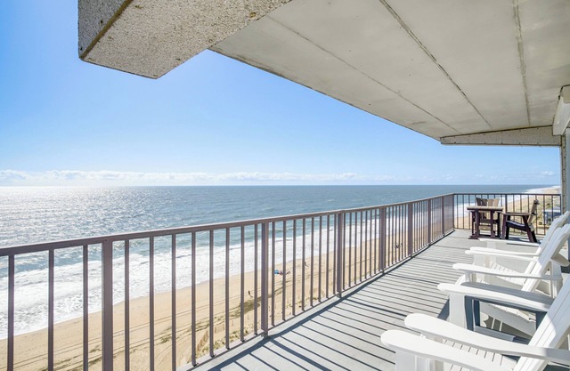 Heated Pool + Views: Beachfront Ocean City Gem