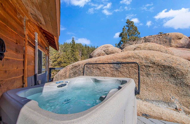 Hibernation Station | Rustic Cabin + Hot Tub
