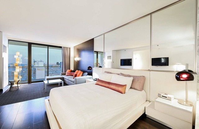 High Floor Studio Strip View w/Open Balcony at Palms Place