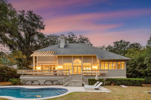 Hilton Ivory 15th Hole of Harbourtown Golf Course Private Pool Hot Tub