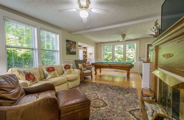 Historic 4BR Colonial w/Pool Table + Fire Pit