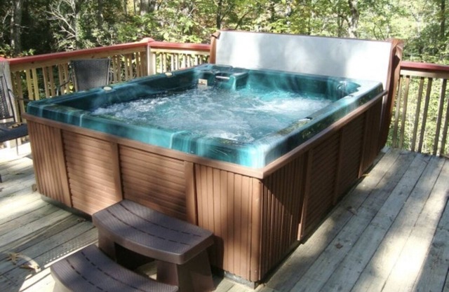 Historic Asheville/Hendersonville area Cabin with Hot Tub & Firepit