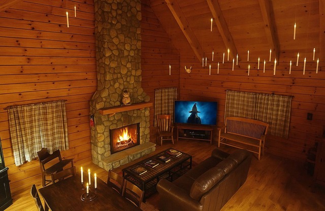 Hogwarts Hideaway -XL Outdoor deck/Scenic Hot Tub/Movie Theater in Private Woods