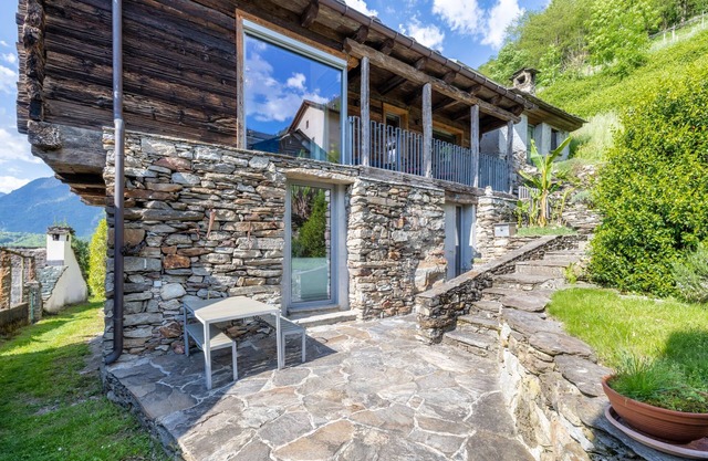 Holiday home "Malvaglia" with mountain and valley views