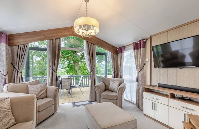 Holiday Home with one double and two twin bedrooms.
