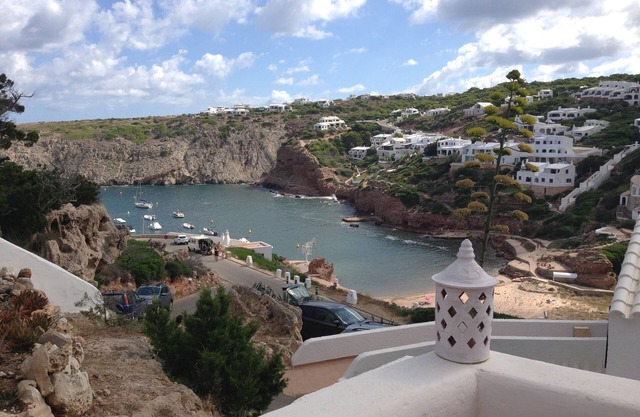 Holidays 1st sea line in Cala Morell, Menorca