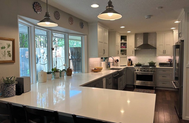 Homey, spacious, near campus retreat.