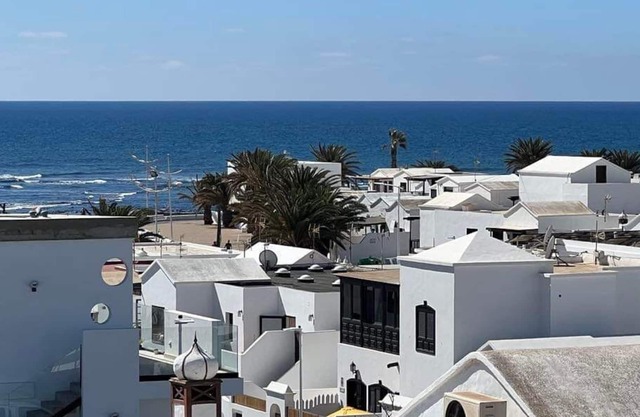 House near beach, sea and mountain views