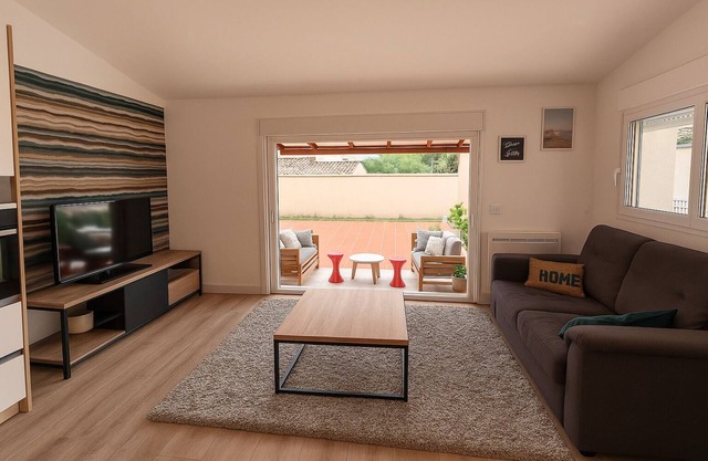 House T2 58m2 new with swimming pool