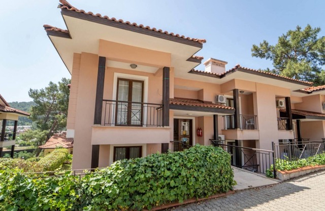 House with Balcony and View near Beach in Gocek