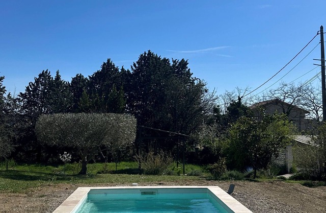 House with private pool on large plot