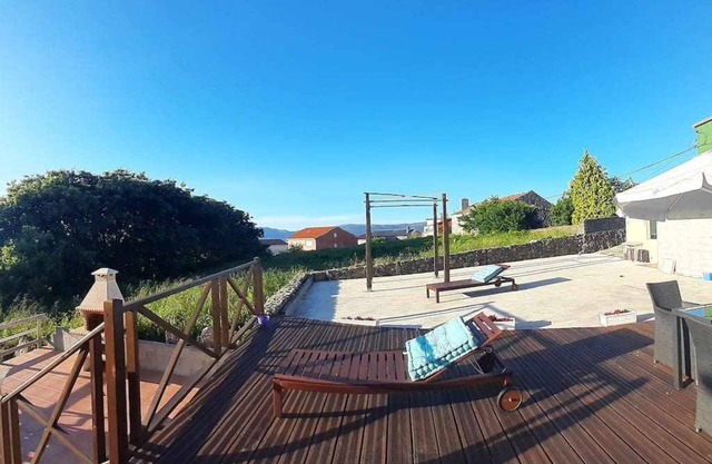 House with terrace and barbecue