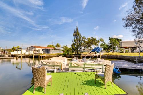 Hudson Home with Dock on Canal about 1 Mi to Beach!