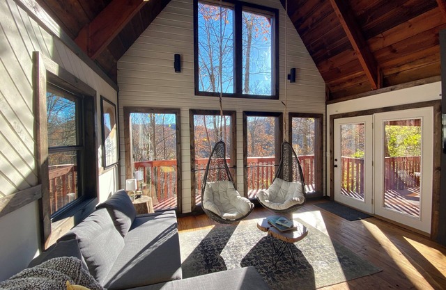 Hygge: a modern cabin with a cozy feel