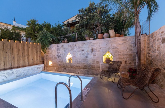 In the old historical town of Rethymno,Amaryllis Luxury Home with a private pool