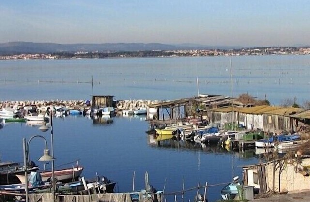 IN THE TYPICAL DISTRICT OF POINTE COURTE IN SETE CITY BETWEEN SEA AND SKY