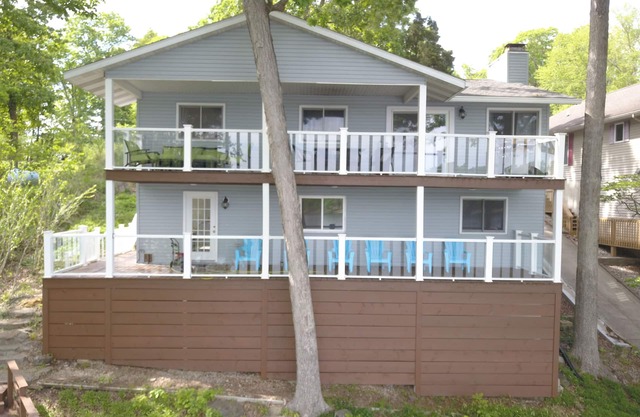 Incredible Lake house with Amazing Water Views, 2 Bay Dock and Game Room!