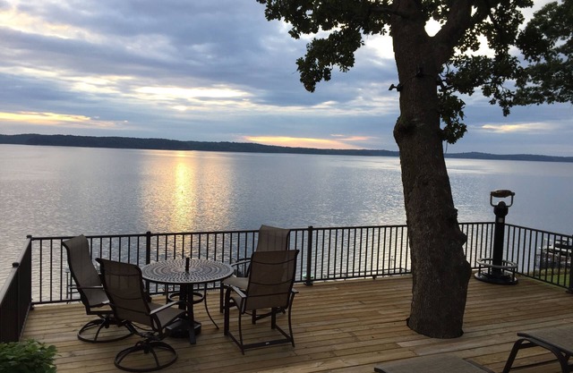 Incredible sunrises await you as you drink coffee and overlook the main lake.