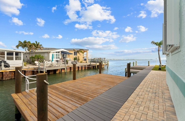 Intracoastal Canal Front paradise in this amazing 2 bed 2 bath Beach house