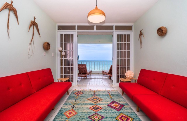 Jewel in the sky, joy on the beach: beachfront penthouse, views of El Yunque