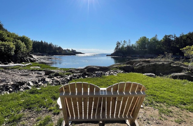 Johnson Homestead. One level living, ocean view with semi-private beach access.