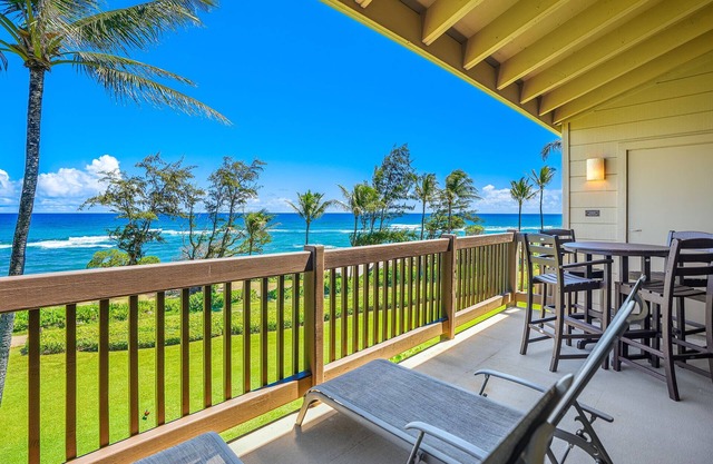 Kaha Lani Resort #325, Oceanfront, Steps to Beach, No Resort Fees!