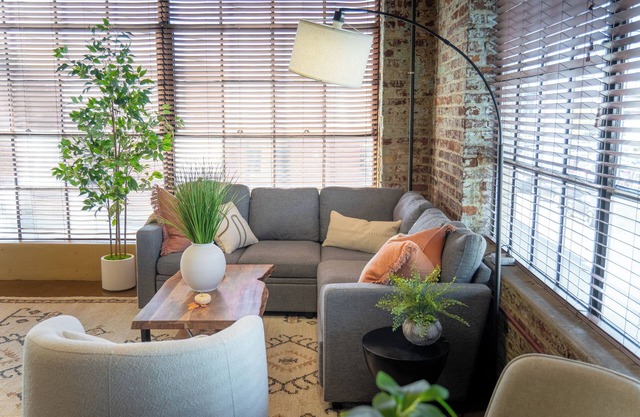 King Bed, Free Garage Parking - Brick Loft in Downtown Roanoke