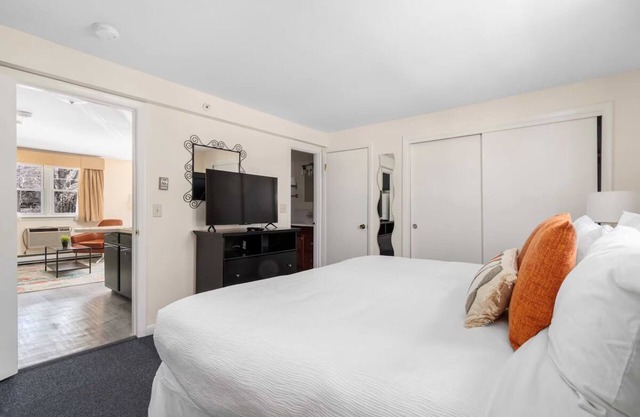 King Suite | The Beverly Hotel | Separate Bedroom and Living Area
