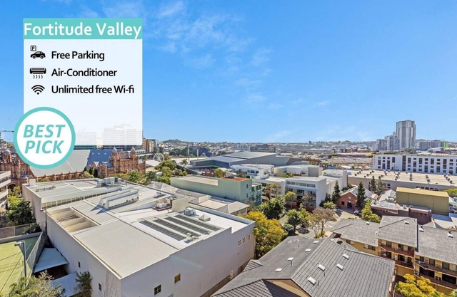 KOZYGURU | Fortitude Valley | AMAZING VIEW 2Bed APT + FREE PARKING | QFV010