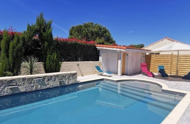 La villa Azur - Piscine et grands espaces de vie