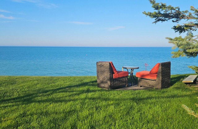 Lake Michigan Waterfront Designer Villa