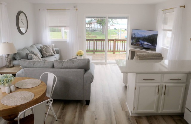 Lake View Cottage in Roscommon with beach access and playground!