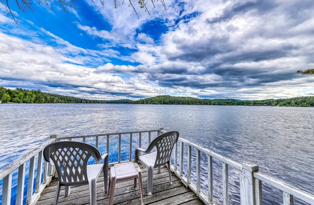 Lakefront Cottage with Screened Gazebo, Dock, and Two Acres of Space