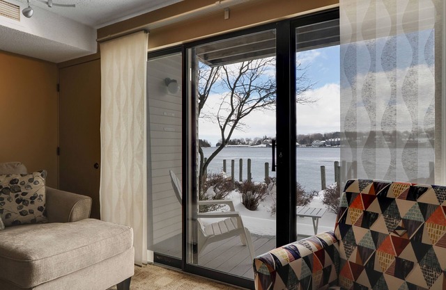 Lakefront Escape | Downtown Charlevoix | Pool, Hot Tub, Sauna | Sleeps 4