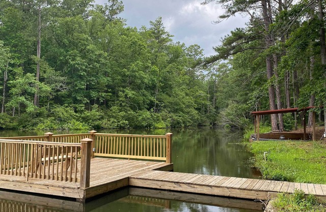 Lakefront Hamilton Cabin w/Dock & Fire Pit!