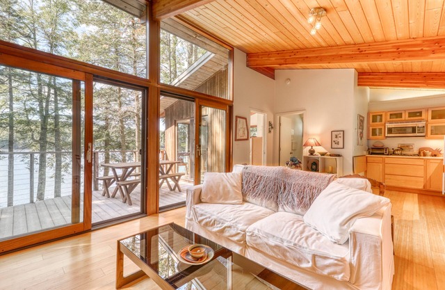 Lakefront Home w/Beautiful Water Views Dock and Canoes Available - Dogs OK
